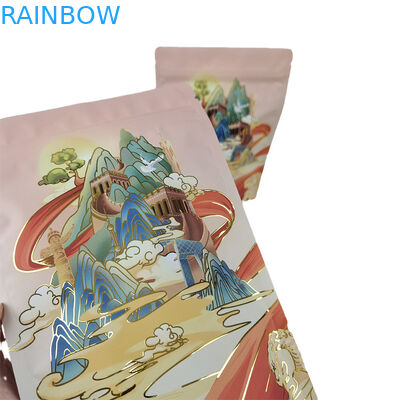 Bolsas à prova de odor reutilizáveis personalizadas com logotipo Impressão digital Folha de alumínio Soft Touch Mylar Bag