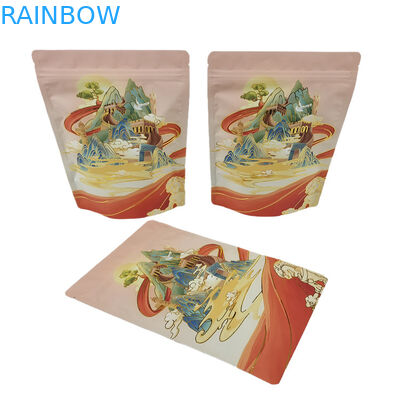 Melhor Venda Custom Soft Touch Mylar Saco Stand Up Alumínio Folha 3,5g Proof Proof Protein Olor Café Especiarias farinha Embalagem Po