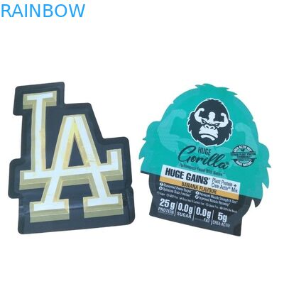 Impresso por encomenda 3.5g exclusivo especial corte a óleo em forma irregular bolsas de Mylar selado 8a prova de cheiro Cali especial bolsa de Mylar