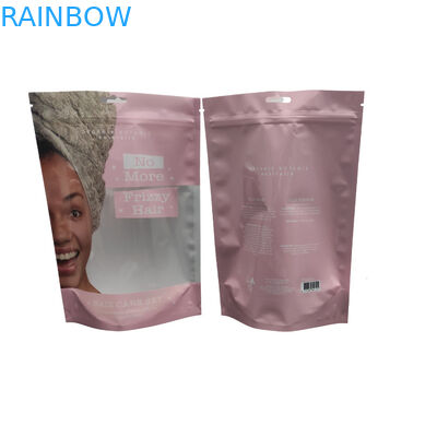 Saco de embalagem refechável de impressão fosco fechado com fecho de fecho de plástico Banho de sal Esfregar corpo em pé Bolsa com fecho