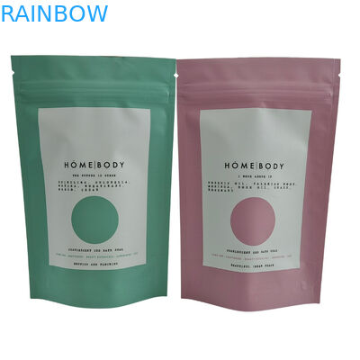 Embalagem personalizada Saco de Stand Up Saco Mylar Zipper Saco Alumínio Folha Saco Para Esfregar Banho Sal embalagem