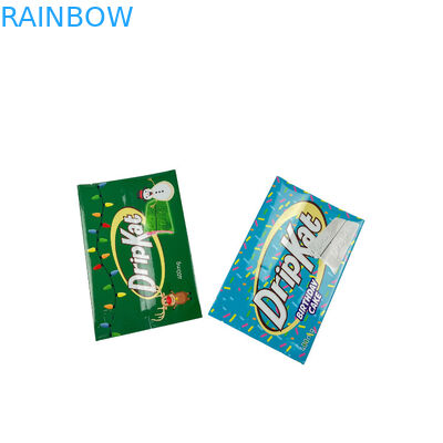 Bolsas de plástico impressas sob medida embalagem de proteína de barra de embrulho de embalagem de barra Bolsa de pó de chocolate chá de café Saquete de sello traseiro