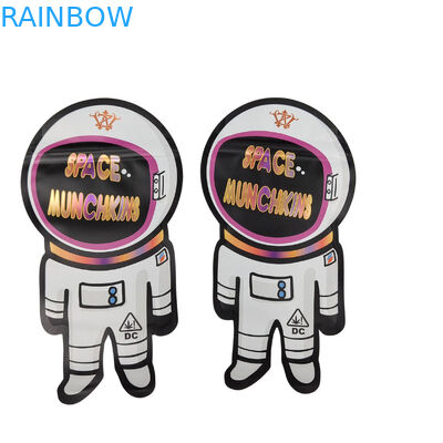 Impressão personalizada Forma Mini Saco Mylar 1g 3.5g 7g 14g 28g Cogumelo Resistente a Olor para Crianças Soft Touch Proof Cali Pack Saco Mylar