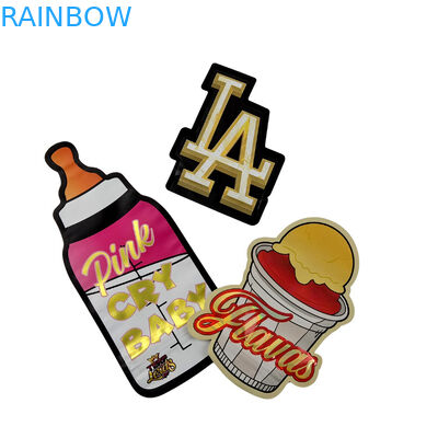 3.5g Embalagem personalizada E Impressão de logotipo Especial Unico Impresso em forma interna Holográfico Corte a Die Saco Mylar