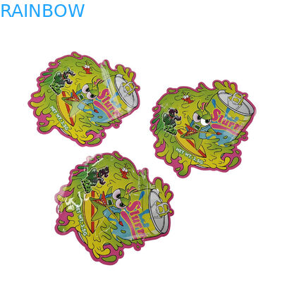 Impressão personalizada Design de embalagem à prova de odor Sacos refeitáveis Armazenamento de alimentos Sacos de lanches 3,5g Embalagens de plástico Sacos Mylar