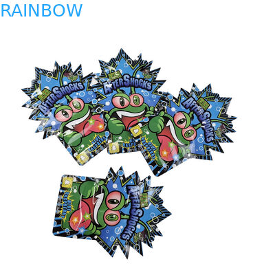 Impressão personalizada Design de embalagem à prova de odor Sacos refeitáveis Armazenamento de alimentos Sacos de lanches 3,5g Embalagens de plástico Sacos Mylar