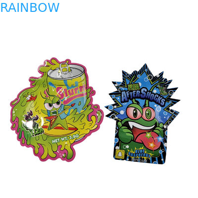 Impressão personalizada Design de embalagem à prova de odor Sacos refeitáveis Armazenamento de alimentos Sacos de lanches 3,5g Embalagens de plástico Sacos Mylar