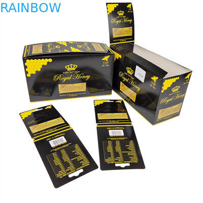 3. Embalagens de alimentos para saúde masculina Embalagens de mel real Caixa de papel de exibição Cartão de papel