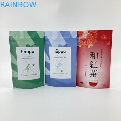 Sacos de papel Kraft Sacos de chá Embalagens para bolsas de pé refeitáveis