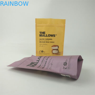 Sacos de papel kraft biodegradáveis impressos sob medida de qualidade alimentar