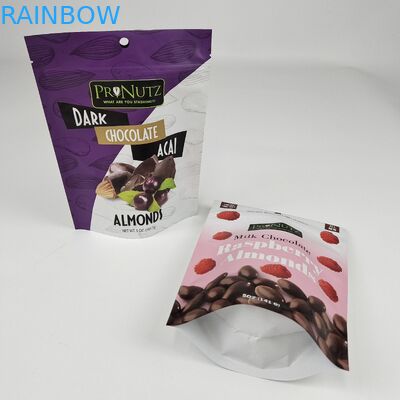 Desenho personalizado 250g 500g Stand Up Aluminum Foil Light Proof Mylar Packaging Bag Zip Lock Proof Pocket Sachet Pacotes