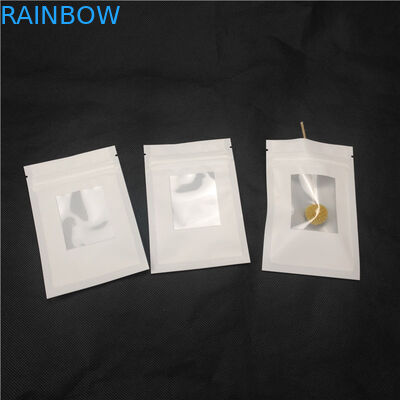 Bolsas de plástico personalizadas de embalagem de jóias com janela transparente