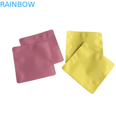 Bolsas de plástico de três lados de vedação bolsas planas de folha de máscara bolso para óleo