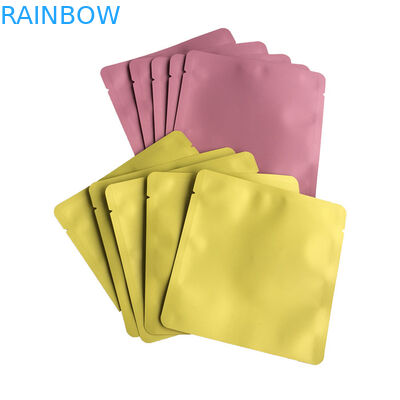 Bolsas de plástico de três lados de vedação bolsas planas de folha de máscara bolso para óleo