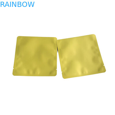 Logotipo personalizado de grau de alimento limpo fecho frontal 3 bolsas de vedação lateral para máscara facial