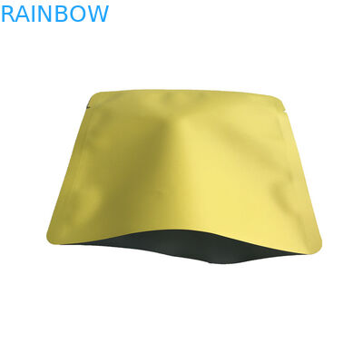 Logotipo personalizado de grau de alimento limpo fecho frontal 3 bolsas de vedação lateral para máscara facial