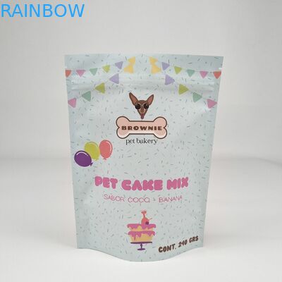 Impressão personalizada de alta qualidade resistente à água resistente à luz alumínio papel alimentício embalagem fechadura bolsa de pé