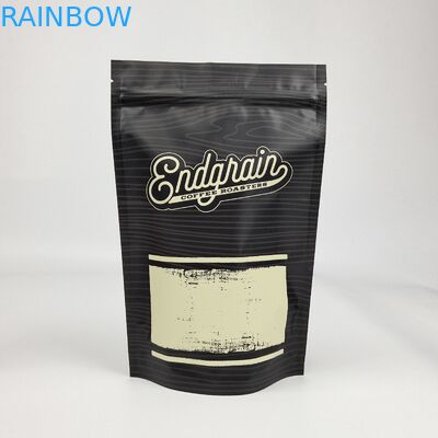 Custom Matte Metallic Finish Foil de alumínio Doypack Stand Up Zipper Pouch Saco de plástico Snack Food