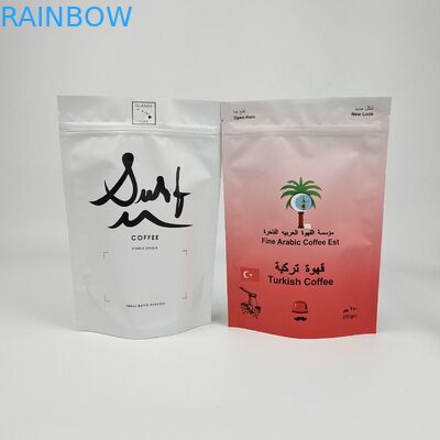 Impressão digital colorida Folha de alumínio reabre-se resistente ao cheiro fecho personalizado Mylar embalagem bolsa de bolso para alimentos