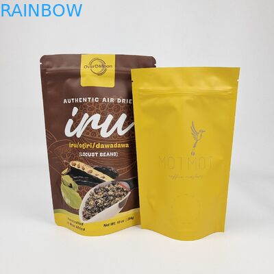 Impressão digital colorida Folha de alumínio reabre-se resistente ao cheiro fecho personalizado Mylar embalagem bolsa de bolso para alimentos