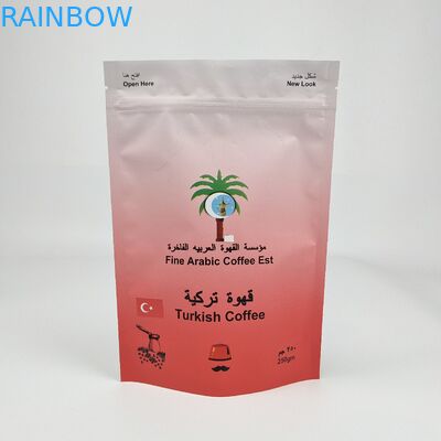 Impressão digital Folha de alumínio personalizada reabre-se para cima resistente a cheiro fecho Mylar Embalagem Bolsa Sacos para armazenamento de alimentos