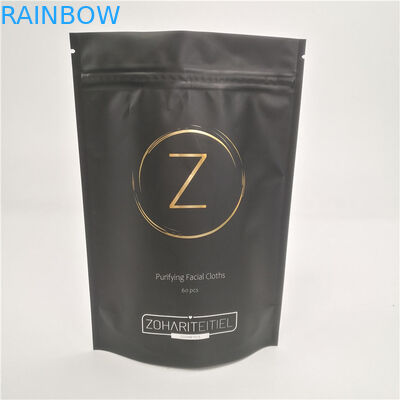 Impressão de embalagens de bolsas de papel de alumínio para sacos de esfregão de corpo em pé com fecho