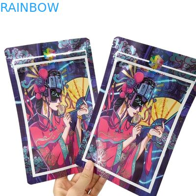 Saco de embalagem de alimentos secos de plástico conveniente para conservação de alimentos