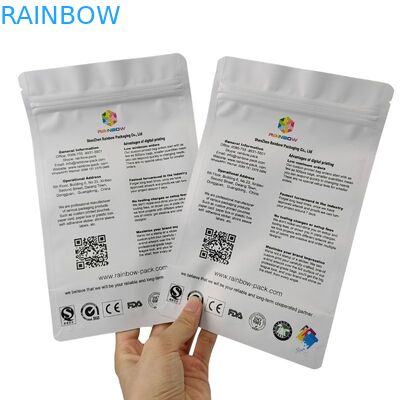 Embalagem de sacos de lanches aceita para encomenda personalizada com 120 de aderência e fecho com fecho de fecho