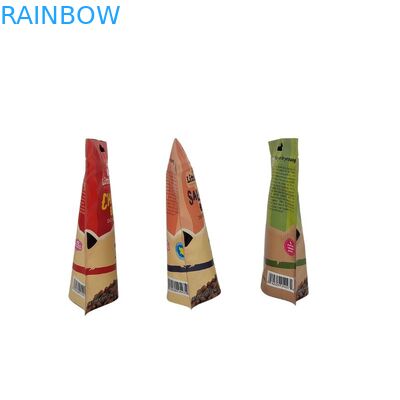 Bolsas de lanches de fundo plano impressas sob medida com superfície fosca para sacos de embalagem de alimentos