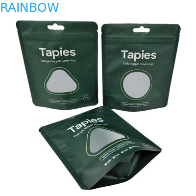 Fornecido por fábrica Reutilizável Selado Mylar Nipple Patch Embalagem Bolsa Impressão personalizada Sacos à prova de odor com logotipo