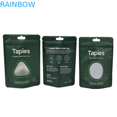 Fornecido por fábrica Reutilizável Selado Mylar Nipple Patch Embalagem Bolsa Impressão personalizada Sacos à prova de odor com logotipo