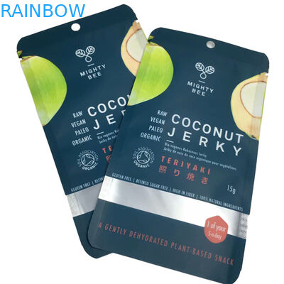 Sacos de embalagem de coco com janela transparente