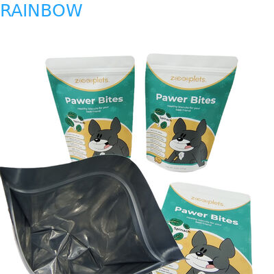 Bolsas à prova de odor personalizadas com logotipo Bolsa de papel Kraft Stand Up