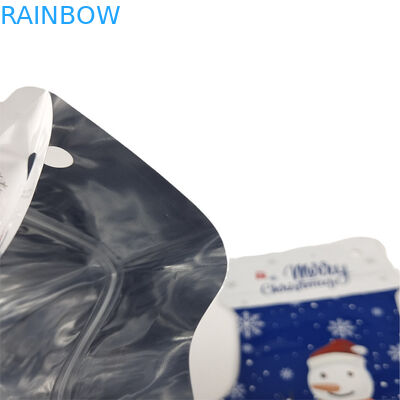 Venda Quente Personalizada Forma de Corte a Morro Toque Suave Saco Mylar Folha de Alumínio Plástico Gummy Candy Embalagem