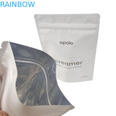 Atacado Bolso de papel de alumínio à prova de odor de papel de alumínio à prova de odor Bolso de chá Pó de proteína de café 250g 500g 1kg Sacos Mylar refeitáveis