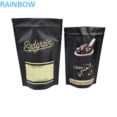 Low MOQ Self Sealing Premium Coffee Bean Plastic Packaging Custom Printed Stand Up Bags (Boleto de café de plástico de alta qualidade)