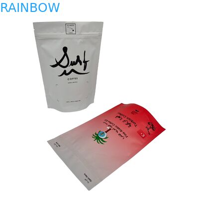 Low MOQ Self Sealing Premium Coffee Bean Plastic Packaging Custom Printed Stand Up Bags (Boleto de café de plástico de alta qualidade)