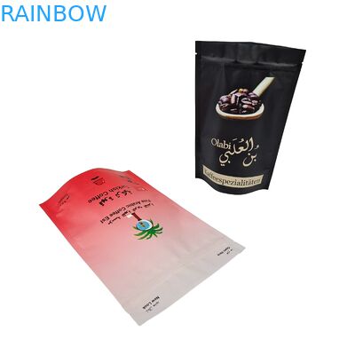 Sacos de Grãos de Café Robusta Personalizados Impresso com Logotipo Grado Alimentar Stand Up Zip Lock Saco de Chocolate de Café