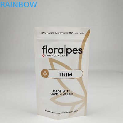 Biodegradável Papel Kraft Branco Saco de Café Stand Up Saco de Café Com Valva Desgaseadora Para Pacote de Café