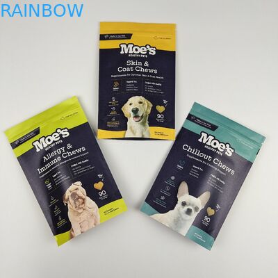 Bolsa de Stand Up com Zipper Kraft Craft Paper Custom Impresso Reutilizável Zip Lock Doypack Sacos de Embalagem de Alimentos