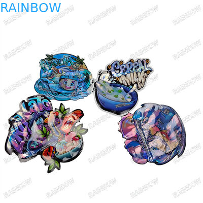 CMYK Pantone Colors 3.5g 7g 14g 28g Sacos de forma especial com tinta ecológica para impressão gravura