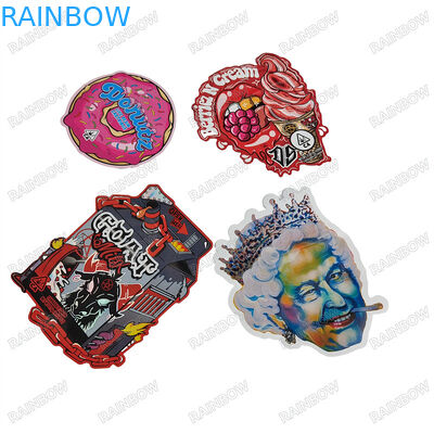 CMYK Pantone Colors 3.5g 7g 14g 28g Sacos de forma especial com tinta ecológica para impressão gravura