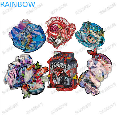 Sacos de corte sob pressão personalizados com fecho à prova de crianças e durabilidade duradoura para design de impressão