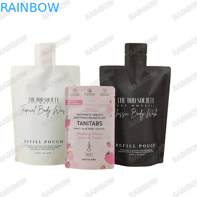 Saco de plástico líquido para água potável Embalagem Saco de plástico reutilizável para alimentação