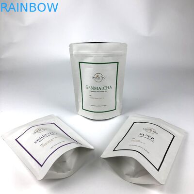 Método de transporte negociável e válvula de desgaseamento Bolsas de papel Kraft Bolsas de chá Embalagens