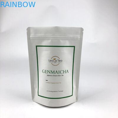 Bolsas de Stand Up Recapotáveis com Logotipo Personalizado para Embalagens de Sacos de Chá Seco