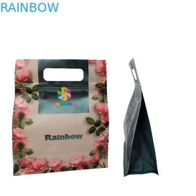 Aceitar encomenda personalizada Saco de embalagem de café de fundo plano com sacos de embalagem de embalagem