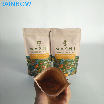 Impressão em gravura Stand up k sacos, pó de leite bolsa de alumínio com fecho.