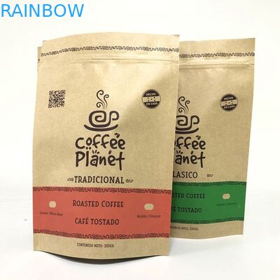 Impressão em gravura Stand up k sacos, pó de leite bolsa de alumínio com fecho.