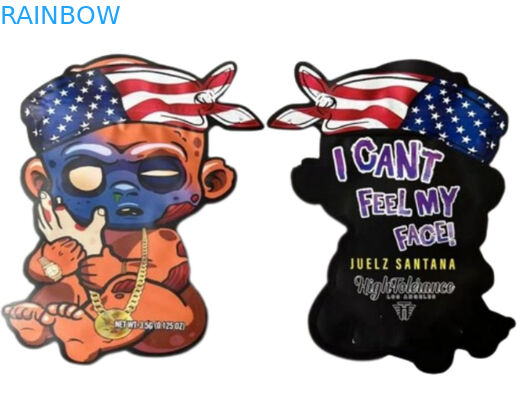 Saco de embalagem de incenso herbal à prova de odor k Mylar Espessura 120-180 Mic